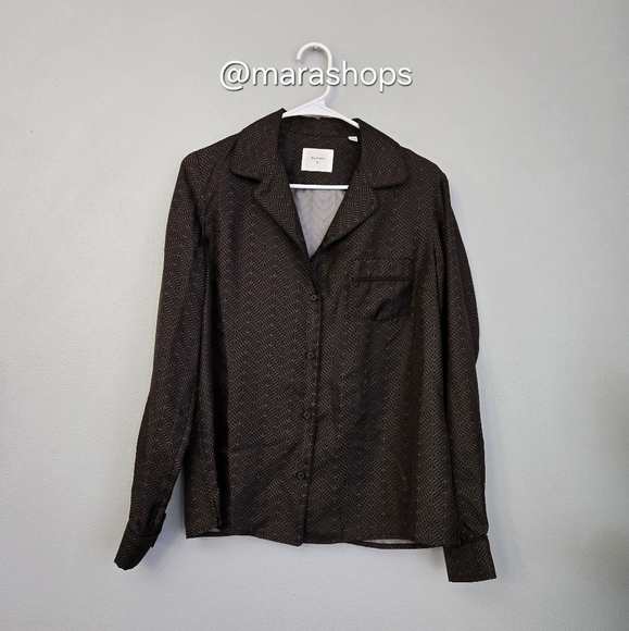 Billy Reid Silk Button Down Blouse Top - Picture 4 of 8